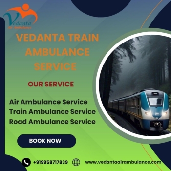 Vedanta Offers Transit to Specialized Selected Sites in Siliguri in a Train Ambulance
