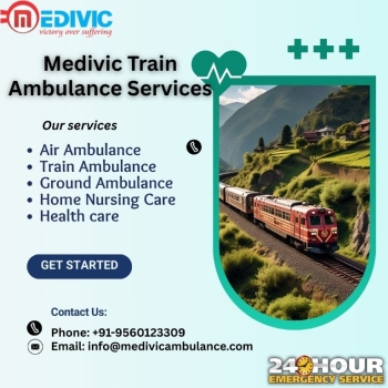 Use The Best Medivic Train Ambulance Service In Bangalore With A Sophisticated Medical Facility