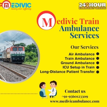 Medivic Reacts according to Actual Needs in Patna in its Train Ambulance