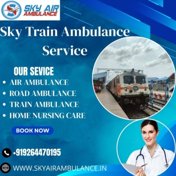 Use Sky Train Ambulance Service in Bhopal to transfer your critical patient immediately