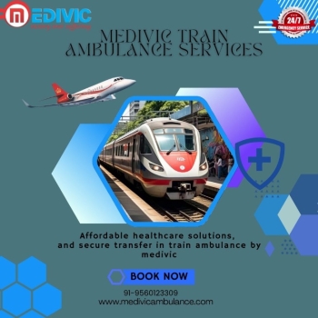 Medivic Train Ambulance in Patna Leaves No Stone Unturned In Transport Management