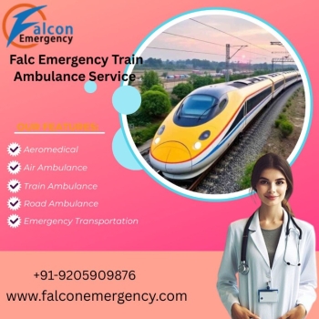 FALC Train Ambulance in Patna has been dedicated to the Safe Relocation of Critical Patients