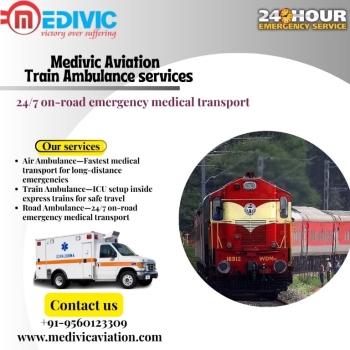 Get the Safest Patient Transfer with Medivic Aviation Train Ambulance in Guwahati