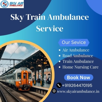 Choose Sky Train Ambulance Services for Bed-to-Bed Patient Transfer in Bhopal