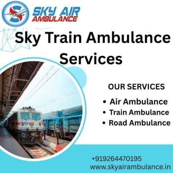 Tech Sky Train Ambulance Services for Emergency Patient Care in Ranchi