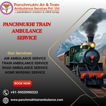 Use Panchmukhi Train Ambulance for 24/7 Critical Type of Cases in Jamshedpur