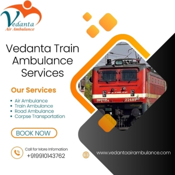 Call Vedanta Train Ambulance Services to relocate your injured loved ones in Bhilai