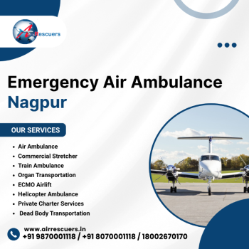 Advanced Life-Support Air Ambulance Services in Nagpur